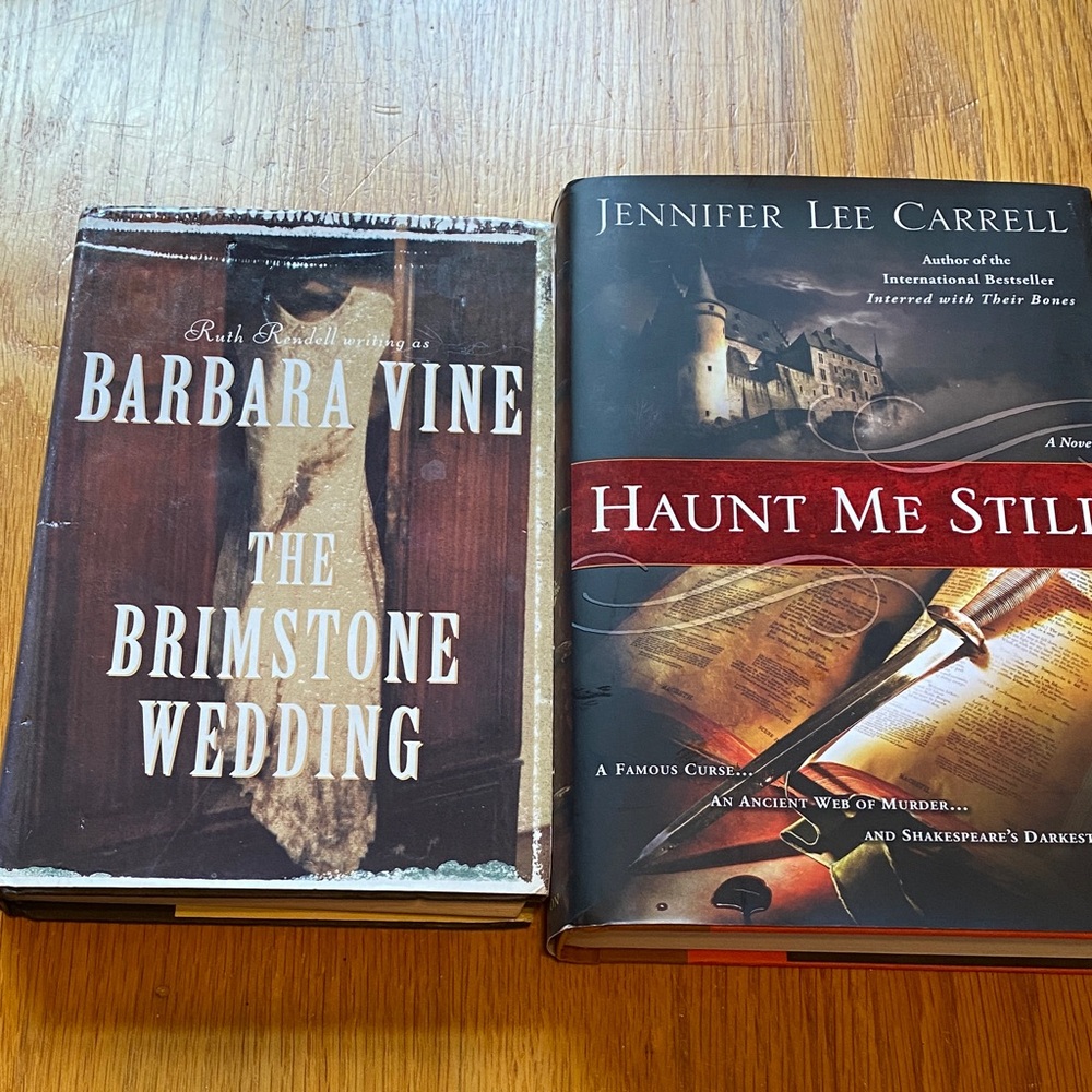 The Brimstone Wedding and Haunt Me Still Books